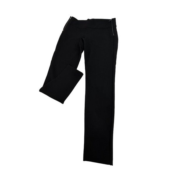 Zara Women’s Trafaluc Collection Pants L Black Tapered Hip Zippers Stretch - Picture 11 of 11